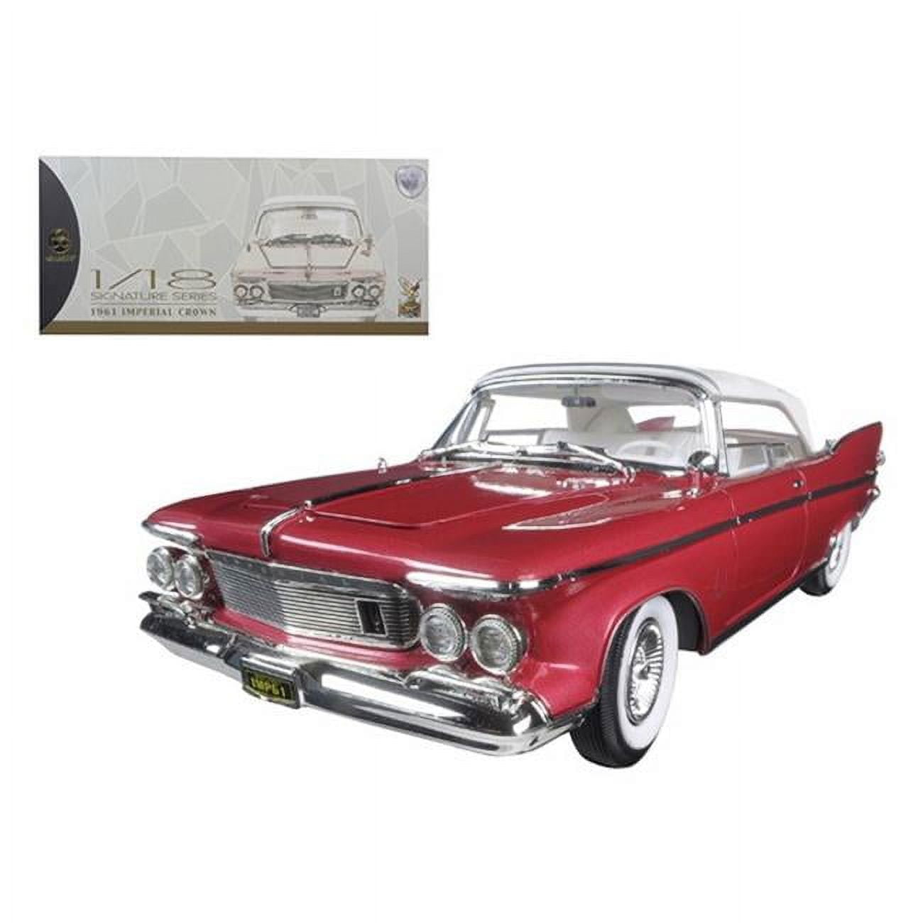 1961 Chrysler Imperial Crown Plum 1/18 Diecast Model Car by Road