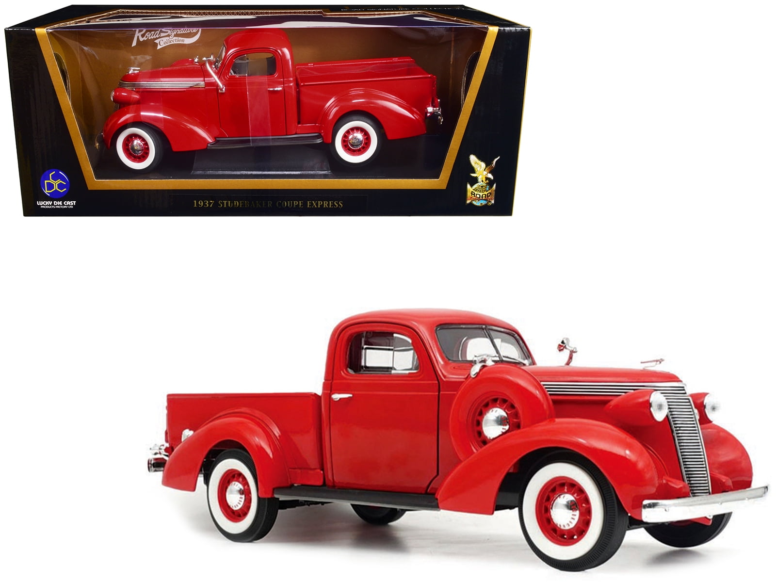 1937 Studebaker Coupe Express Pickup Truck Red 1/18 Diecast