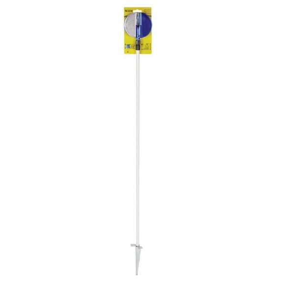 Nuvue 2666 Blue And White Telescopic Driveway Marker With 4 Way Head
