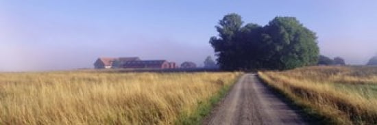 Road Sweden Canvas Art - Panoramic Images (36 x 12)