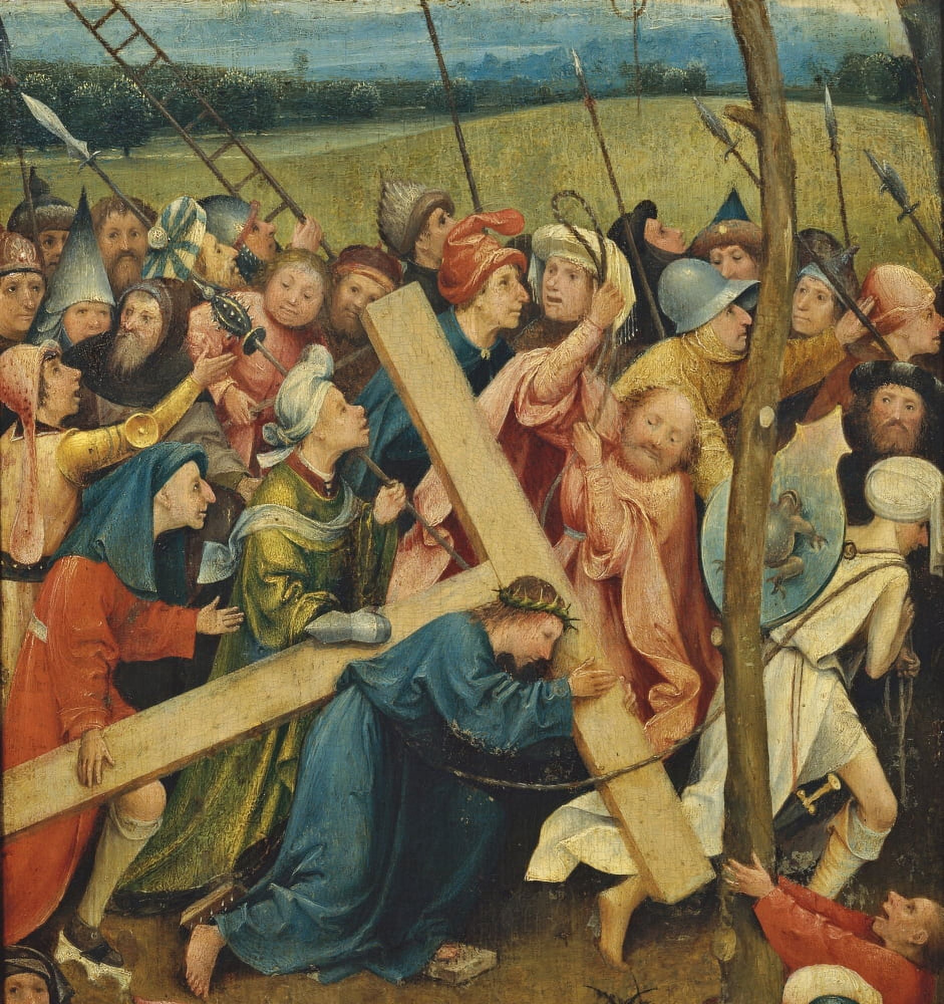 Road To Calvary Canvas Art - (18 x 24)