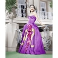 thumbnail image 1 of Road To Rio Dorothy Lamour In A Lavender Moire Taffeta Gown By Howard Greer 1947 Photo Print, 1 of 2