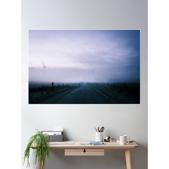 Road To The Giants Poster Wall Art, Modern Wall Decor For Living Room Bedroom, 12x18 UNFRAMED