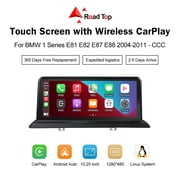 Road Top 10.25 Inch IPS Touch Screen Car Stereo for BMW 1 Series E81 E82 E87 E88