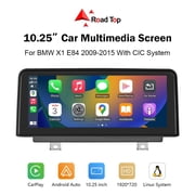 Road Top 10.25 inch Touchscreen Car Stereo for BMW X1 E84 2009-2015 with CIC System Wireless Carplay Android Auto Multimedia Car Radio Receiver