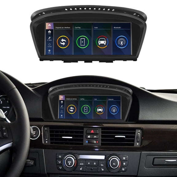 Road Top 8.8 inch Portable Touch Screen Car Stereo for 2010-2012 BMW 5 Series E60 E90 E91 E92 E93 with CIC System Apple Carplay Android Auto Radio GPS
