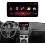 Road Top Android 12 Car Stereo 10.25" 8GB+128GB Car Touch Screen for Mercedes Benz C Class W204 2008 to 2010 Year with NTG4.0, Support Wireless Carplay, Global Weather, OTA Upgrade, Voice Control