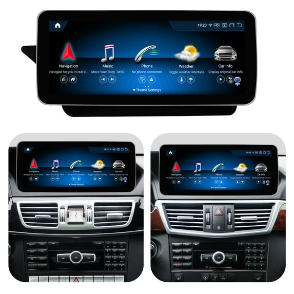 Road Top Android 12 Car Stereo 10.25" Car Touch Screen for Mercedes Benz E Class S212 W212 2009-2014 Year with NTG4.0/4.5/4.7, Support Carplay Android Auto Mirrorlink Split Screen