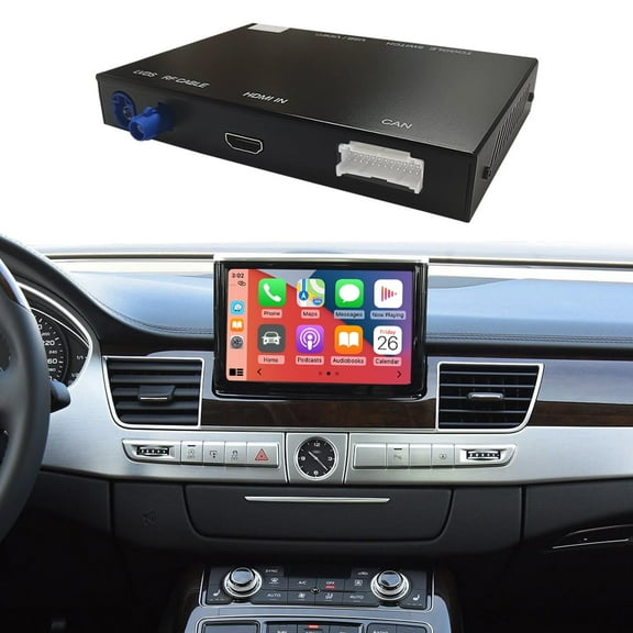 Road Top Wireless Apple Carplay Android Auto Interface Retrofit For AUDI A8 MMI3G 2010-2018 Radio Receiver