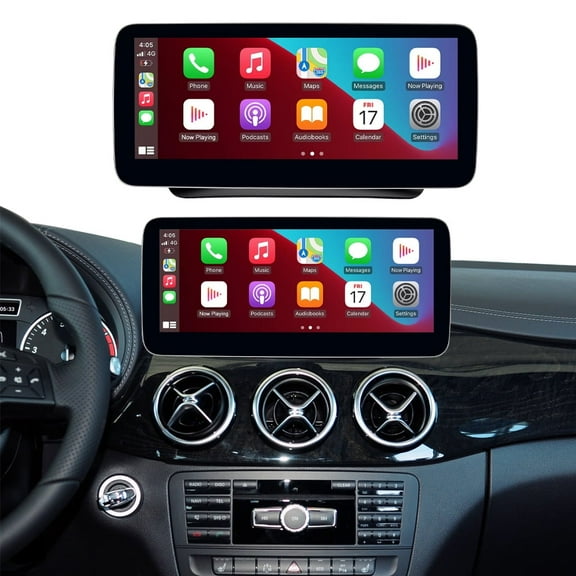Road Top Wireless CarPlay Car Radio for 2016-2019 Benz B Class W246 with NTG5.0 10.25'' IPS Touch Screen Car Stereo GPS Navigation for Car Built-in DSP Android Auto