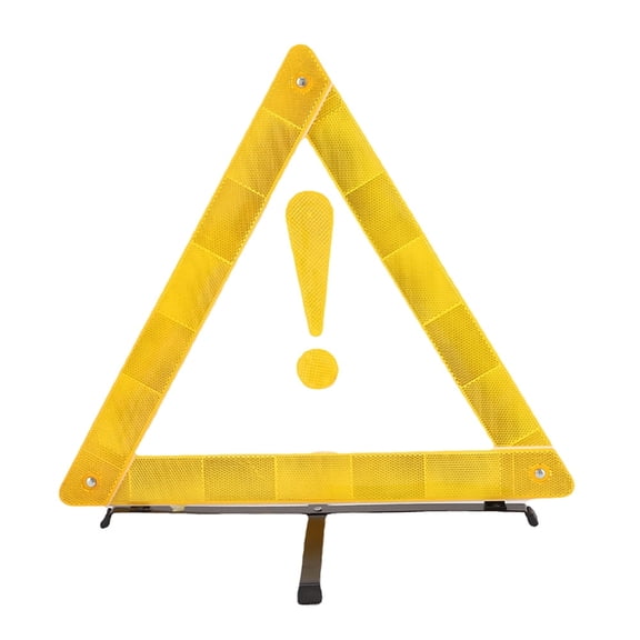 Road Triangle Reflector Emergency Warning Sign Safety Road Sign Foldable Reflective Roadside Sign