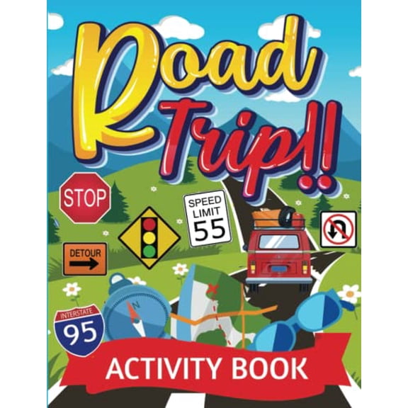 Pre-Owned Road Trip Activity Book: Travel Games and Puzzles for Kids 6-12 Paperback