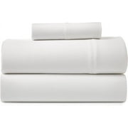 Road Trip America Jersey Sheet Set - 3 Pieces Twin Cotton Sheets Set - Stretchable Ultrasoft Luxury Knit Bed Linen White, Twin