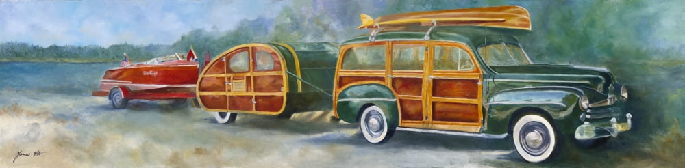 Road Trip Canvas Art - Janne Matter (61 x 15)
