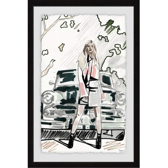Road Trip Fashion Framed Painting Print