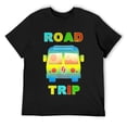 thumbnail image 1 of Road Trip Graphic Tees for Women, Men, Kids Retro Road Trip T-Shirt Black S, 1 of 5