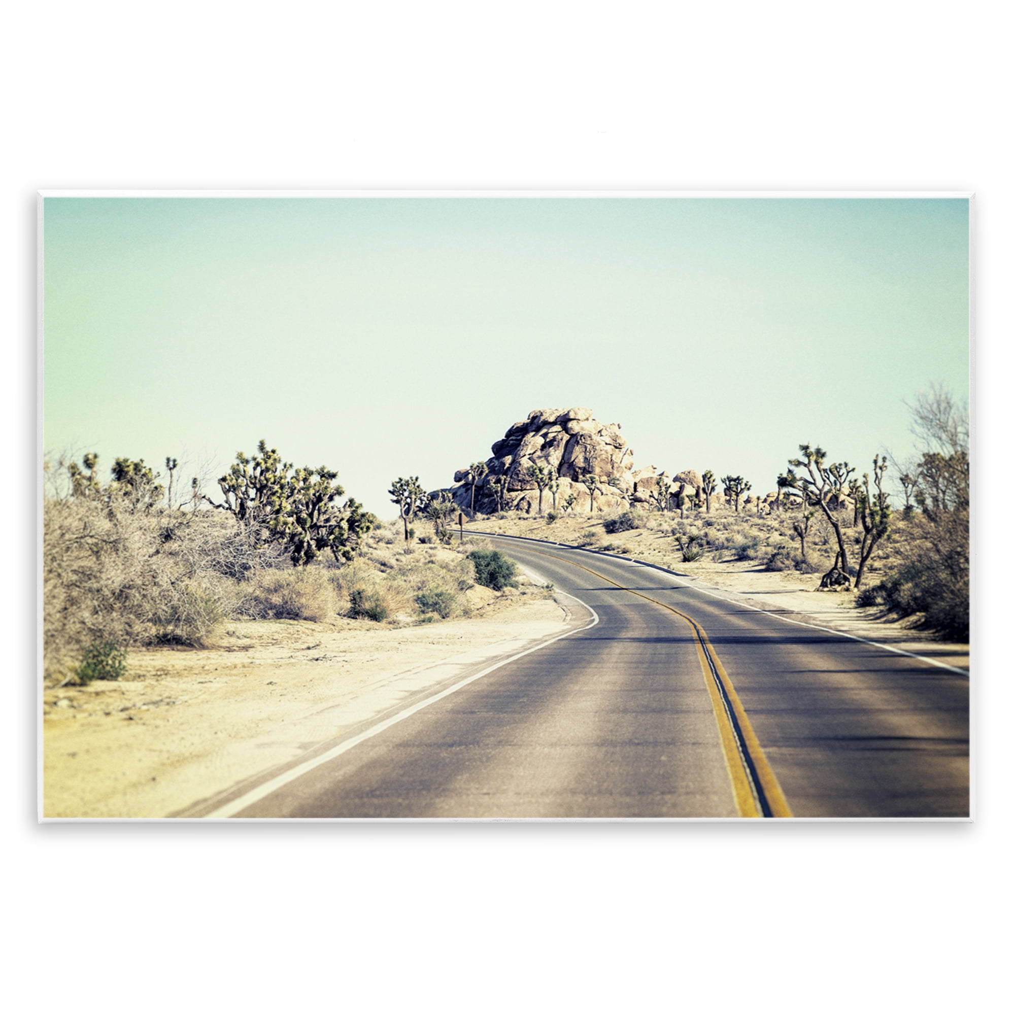 Road Trip Joshua Tree Park Wall Plaque Art, design by Joseph S Giacalone