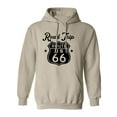 thumbnail image 1 of Road Trip Route 66 Adult Hooded Sweatshirt, 1 of 3