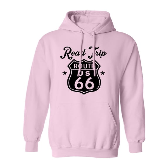 Road Trip Route 66 Adult Hooded Sweatshirt