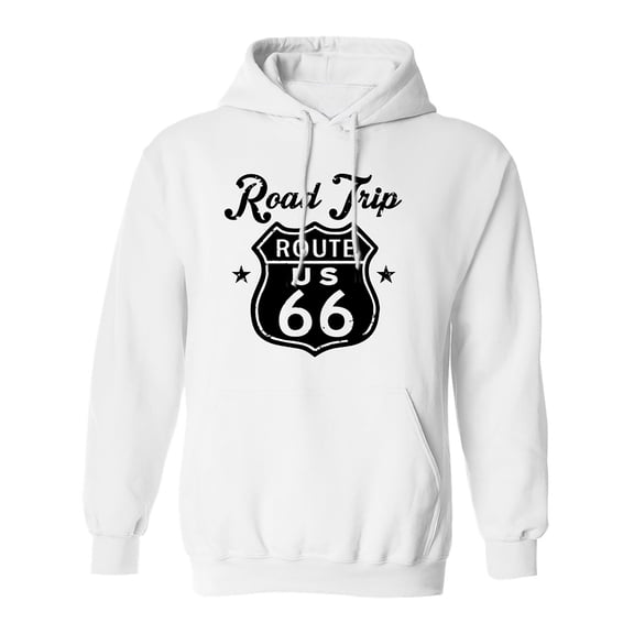 Road Trip Route 66 Adult Hooded Sweatshirt