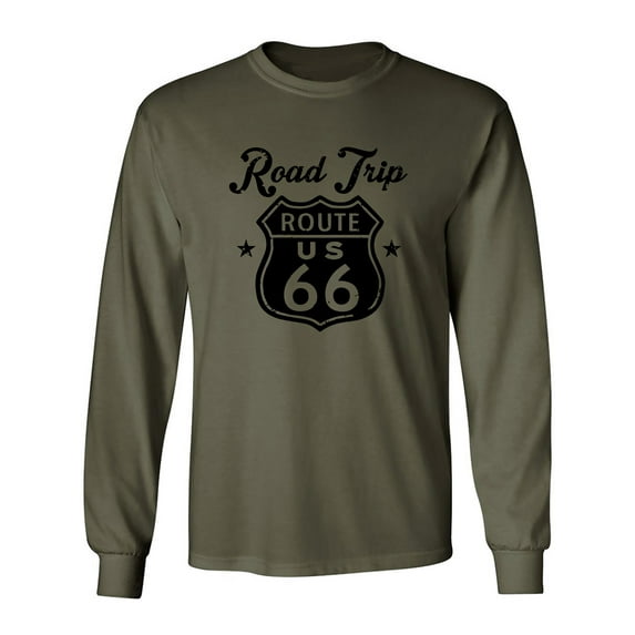 Road Trip Route 66 Adult Long Sleeve T-shirt