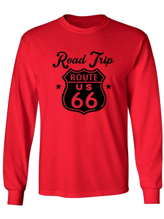 Road Trip Route 66 Adult Long Sleeve T-shirt
