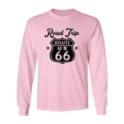 Road Trip Route 66 Adult Long Sleeve T-shirt
