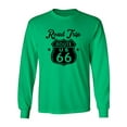 thumbnail image 1 of Road Trip Route 66 Adult Long Sleeve T-shirt, 1 of 3
