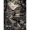 thumbnail image 1 of Road Trip Stop by Countryside Forest Landscape Extra Large XL Wall Art Poster Print, 1 of 3