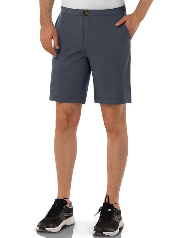 Mens Golf Shorts 9" Inseam Quick Dry Fit lightweight Stretch Dress Cargo Shorts for hiking