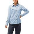thumbnail image 1 of Off Road Ventures Womens Fishing Shirt Lightweight Quick Dry Button Down Long Sleeve UV Protection Camp Safari Shirt for Hiking Outdoor, 1 of 8