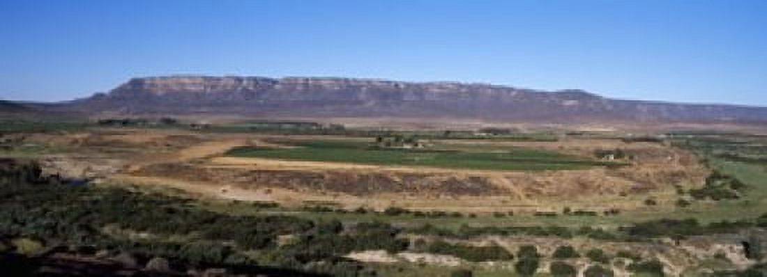 Road from Cape Town to Namibia near Vredendal Western Cape Province South Africa Canvas Art - Panoramic Images (18 x 7)