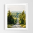 thumbnail image 1 of Road in Dolly Sods 03 - West Virginia Photography Forest Nature Scenic Rural Landscape Summer Rustic White Framed Wall Art Print 11 x 14 inches, 1 of 3
