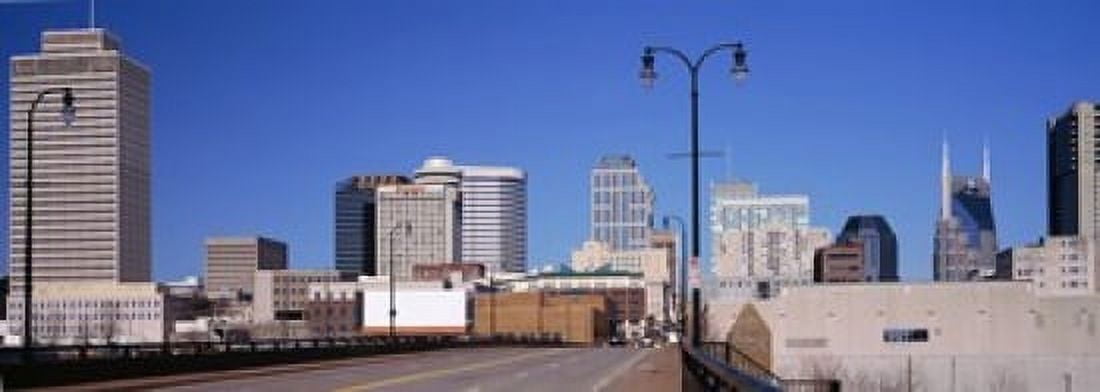 Road into downtown Nashville Tennessee USA 2013 Canvas Art - Panoramic Images (36 x 13)