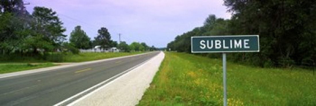 Road passing through a field Sublime Lavaca County Texas USA Canvas Art - Panoramic Images (18 x 6)