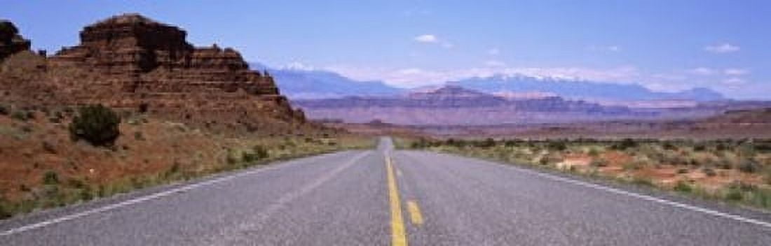 Road passing through a landscape Utah State Route 95 Utah USA Canvas Art - Panoramic Images (18 x 6)