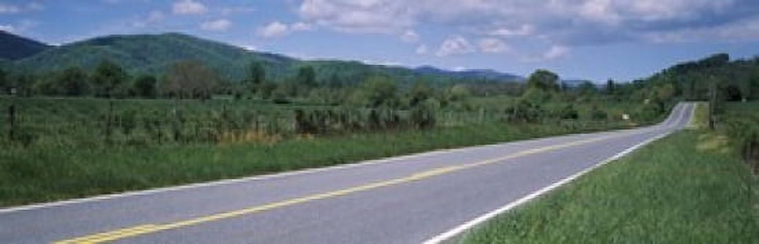 Road passing through a landscape Virginia State Route 231 Madison County Virginia USA Canvas Art - Panoramic Images (18 x 6)