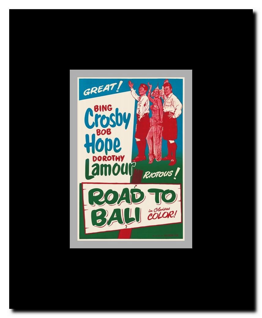 Road to Bali Framed Movie Poster