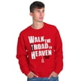 thumbnail image 1 of Road to Heaven Faith Religious Unisex Plus Fleece Graphic Sweatshirt Brisco Brands 4X, 1 of 5
