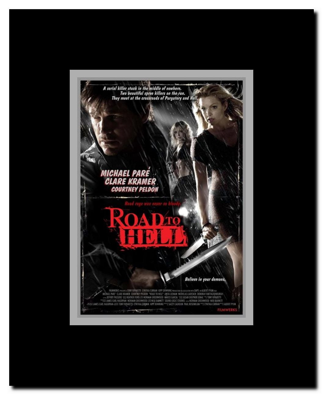 Road to Hell Framed Movie Poster