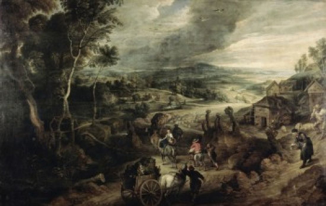 Road to Market Peter Paul Rubens (1577-1640Flemish) Collection of the Duke of Berwick & Alba Madrid Spain Canvas Art - Peter Paul Rubens (18 x 24)