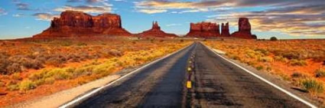 Road to Monument Valley Arizona Canvas Art - Vadim Ratsenskiy (8 x 24)