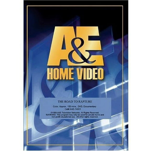 Road to Rapture (DVD), A&E, Documentary