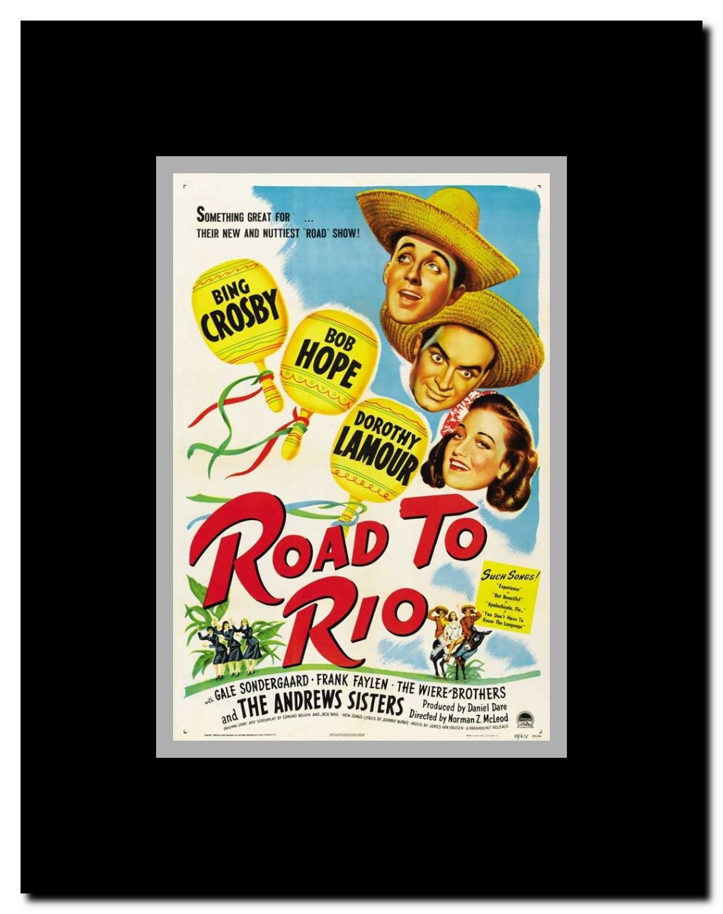 Road to Rio Framed Movie Poster