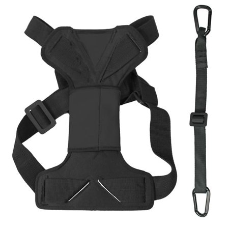 Road to Safety Pet Dog Car Harness with Detachable Swivel Hook, Black - Extra Small