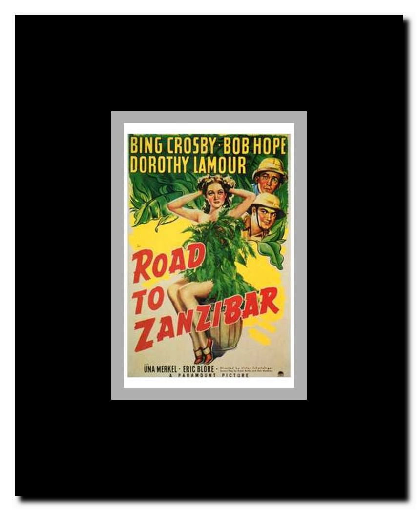 Road to Zanzibar Framed Movie Poster