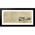 thumbnail image 1 of Road with Pollard Willows 28x34 Large Black Wood Framed Print Art by Vincent van Gogh, 1 of 2