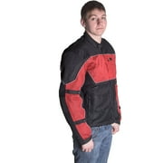 RoadDog Hurricane Mesh Motorcycle Riding Jacket Red Mens Medium