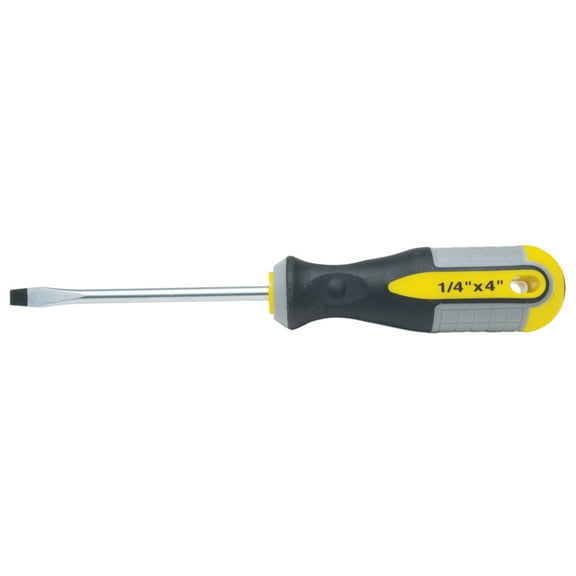 RoadPro 1/4x4 Slotted Magnetic Tip Screwdriver Screwdrivers