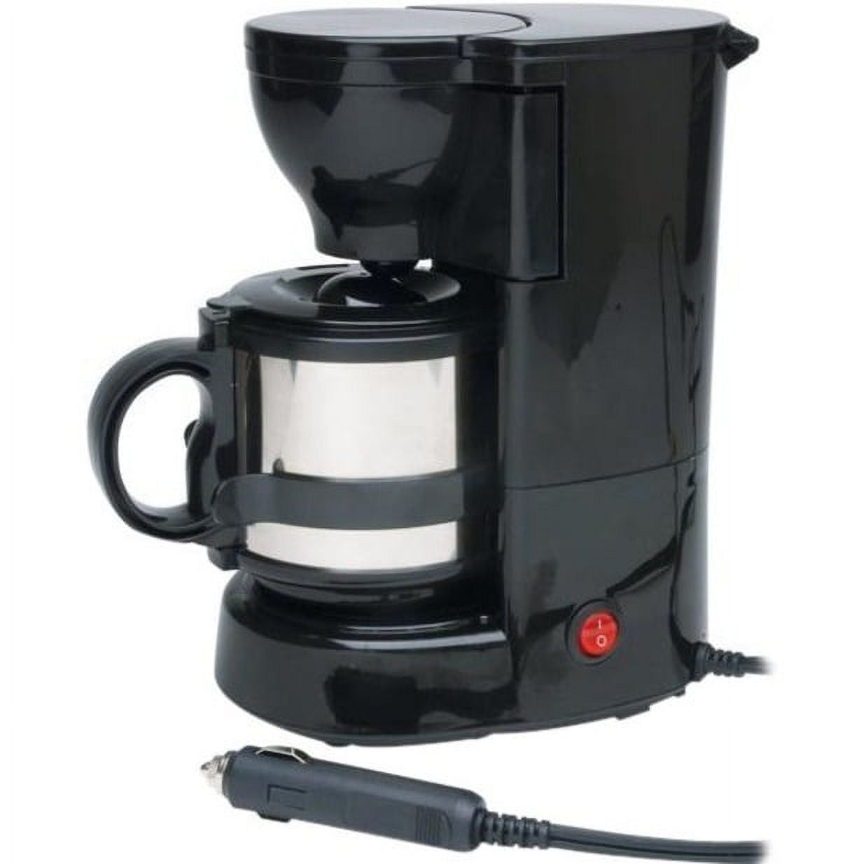 RoadPro 12-Volt Coffee Maker with Glass Carafe